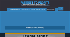 Desktop Screenshot of patientstoprofits.com